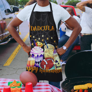 不気味パーソナライズされたSports Fans Halloween Men エプロン