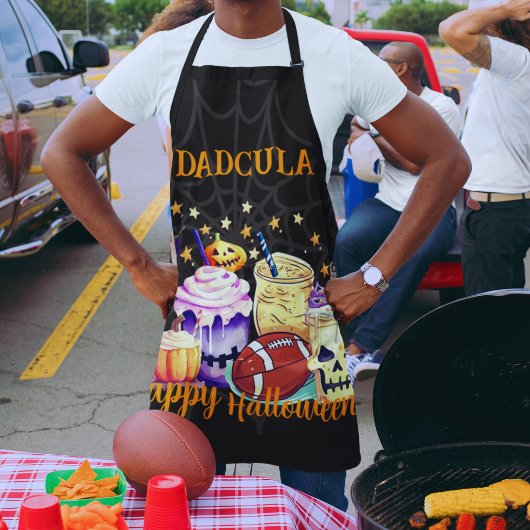 不気味パーソナライズされたSports Fans Halloween Men エプロン