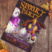 不気味パーティー – ハロウィーン誕生日 招待状