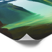 不気味フクロウ水橋ウィッチーAIアートマット値 ポスター (角)