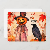 不気味フスタイリッシュラットホリデーカード シーズンカード (正面/裏面)