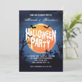 不気味フルムーンこうもり&墓地ハローウィンパーティ 招待状 (スタンド正面)
