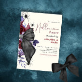 不気味フローラ黒弓とクモの招待状 招待状