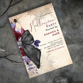 不気味フローラ黒弓とクモの招待状 招待状