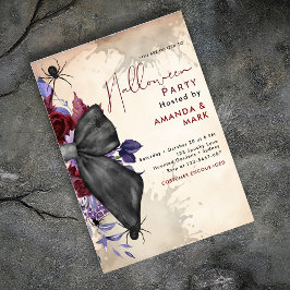 不気味フローラ黒弓とクモの招待状 招待状