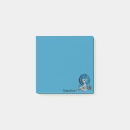 不気味ブロムスティックブルーの魔女 ポストイット