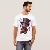 不気味ブードゥー人形魔法 Tシャツ (正面フル)