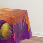 不気味ポメラニア犬ドッグハロウィーンウィッチとカボチャ テーブルクロス (インサイチュ)