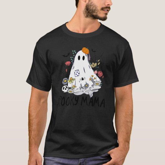 不気味マトリックまたはトリートハロウィーン女性レトロG Tシャツ (正面)