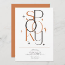 不気味ミニマルレトロモダンハロウィーン