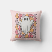 不気味レトロ幽霊 クッション (正面)