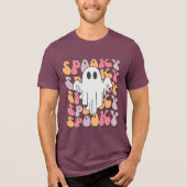不気味レトロ幽霊 トライブレンドTシャツ (正面)