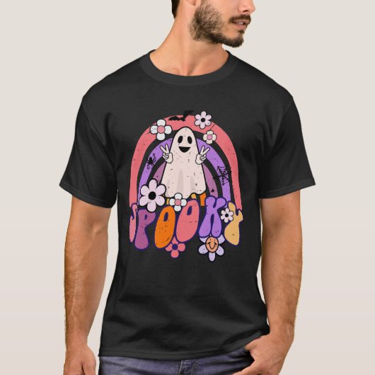 不気味レトロ幽霊 Tシャツ (正面)