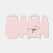 不気味ワンハロウィーンかわいいピンク幽霊1日 フェイバーボックス (折り畳みなし)