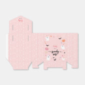 不気味ワンハロウィーンかわいいピンク幽霊1日 フェイバーボックス (折り畳みなし)