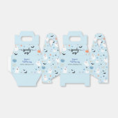 不気味ワンハロウィーンかわいいブルー幽霊1日 フェイバーボックス (折り畳みなし)