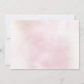 不気味ワンハロウィーンかわいい幽霊誕生日写真 招待状 (裏面)