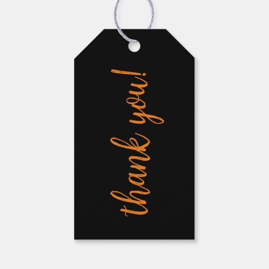 不気味ワンハロウィーン誕生日ありがとう ギフトタグ (裏面)