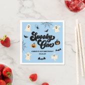 不気味ワンブルーハロウィーン1st誕生日パーティー スタンダードカクテルナプキン (インサイチュ)