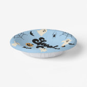 不気味ワンブルーハロウィーン1st誕生日パーティー ペーパーボウル (傾斜あり)