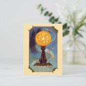 不気味ヴィンテージハロウィン葉書 ポストカード (スタンド正面)