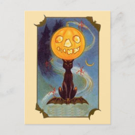 不気味ヴィンテージハロウィン葉書 ポストカード
