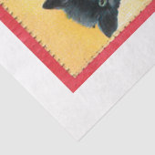 不気味ヴィンテージハロウィン魔女と黒猫 薄葉紙 (詳細)