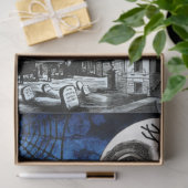 不気味ヴィンテージハ幽霊のよく出るウス&ウィッチオンブロムスティック 薄葉紙 (ギフト)