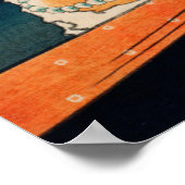 不気味ヴィンテージ日本の恐怖 ポスター (角)