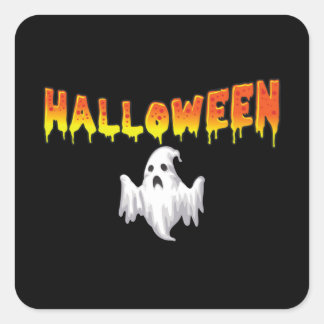 不気味一年を通して不気味なハロウィーン スクエアシール