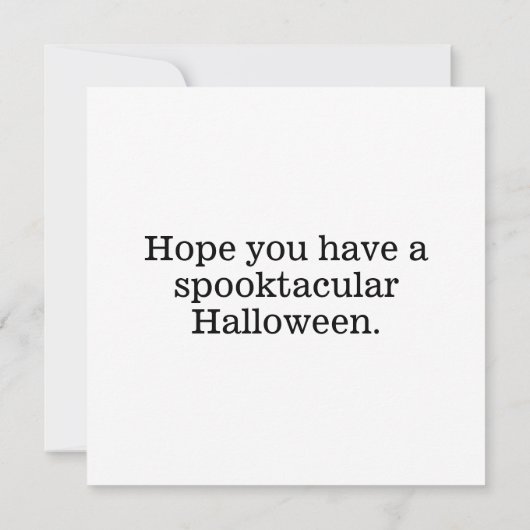 不気味不気味な城ハッピーハローウィン カード (裏面)