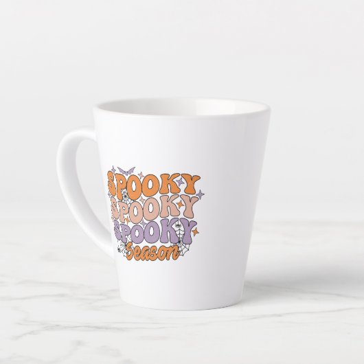 不気味不気味不気味期 カフェラテマグ (左アングル)