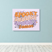 不気味不気味不気味期 キャンバスプリント (インサイチュ (ウッドフロア))