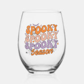 不気味不気味不気味期 ステムなしワイングラス (正面)