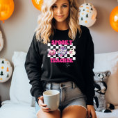 不気味先生名パーソナライズされたハロウィーンギフト スウェットシャツ