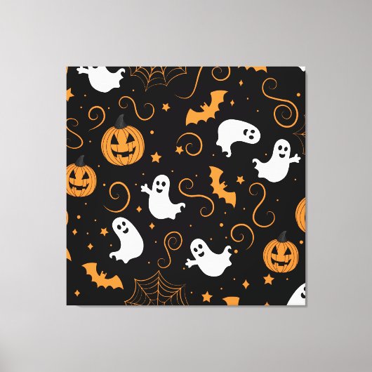 不気味夜 キャンバスプリント (正面)