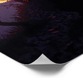 不気味夜 – 幽霊のよく出るHouse Poster ポスター (角)