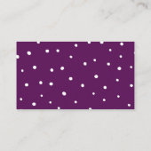 不気味大釜ベビーシャワーおむつラッフルチケット エンクロージャーカード (裏面)