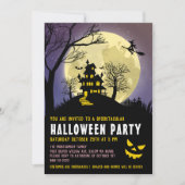 不気味家幽霊のよく出る子供服ハローウィンパーティ 招待状 (正面)