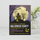 不気味家幽霊のよく出る子供服ハローウィンパーティ 招待状 (スタンド正面)