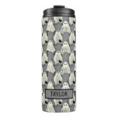 不気味幽霊たちと墓石ハロウィーン タンブラー (正面)