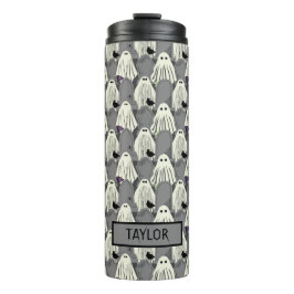 不気味幽霊たちと墓石ハロウィーン タンブラー