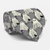 不気味幽霊たちと墓石ハロウィーン ネクタイ (ロール)