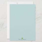 不気味幽霊たちハローウィンパーティ招待状 招待状 (裏面)