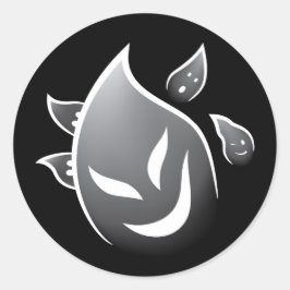 不気味幽霊たち ラウンドシール