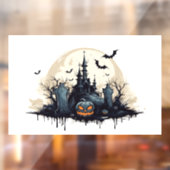 不気味幽霊のよく出るなハロウィーン ウィンドウサイン (シート2)