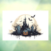 不気味幽霊のよく出るなハロウィーン ウィンドウサイン (シート3)