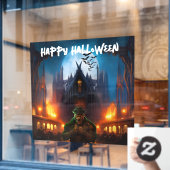 不気味幽霊のよく出るな怪物の家 ウィンドウサイン (カフェ窓)