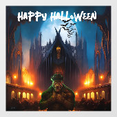 不気味幽霊のよく出るな怪物の家 ウィンドウサイン (シート)