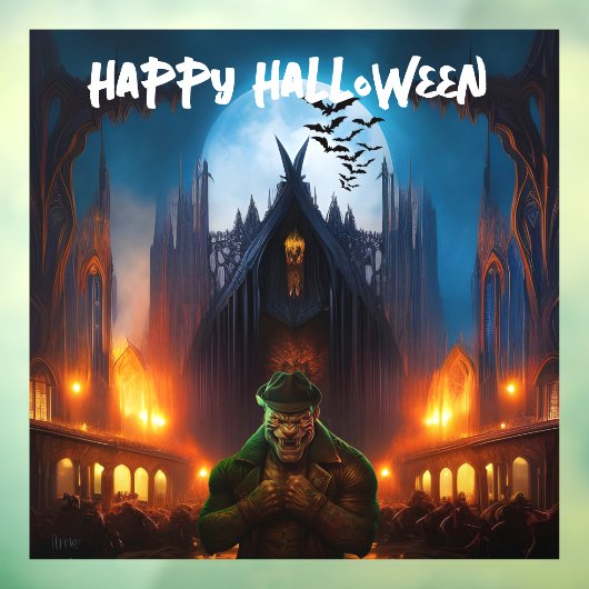 不気味幽霊のよく出るな怪物の家 ウィンドウサイン (シート3)